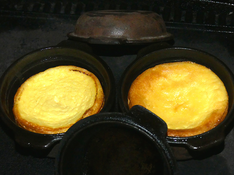 Camp Oven Cheese Cake Souffle